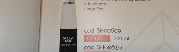 Sheila Nails Cleaner Super Shine da 200ml